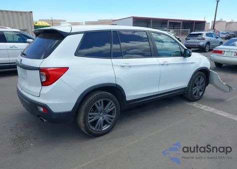 2021 Honda Passport 2Wd Ex-L из США, поврежденный, VIN 5FNYF7H59MB001083